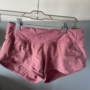 Lululemon pink shorts, size 2